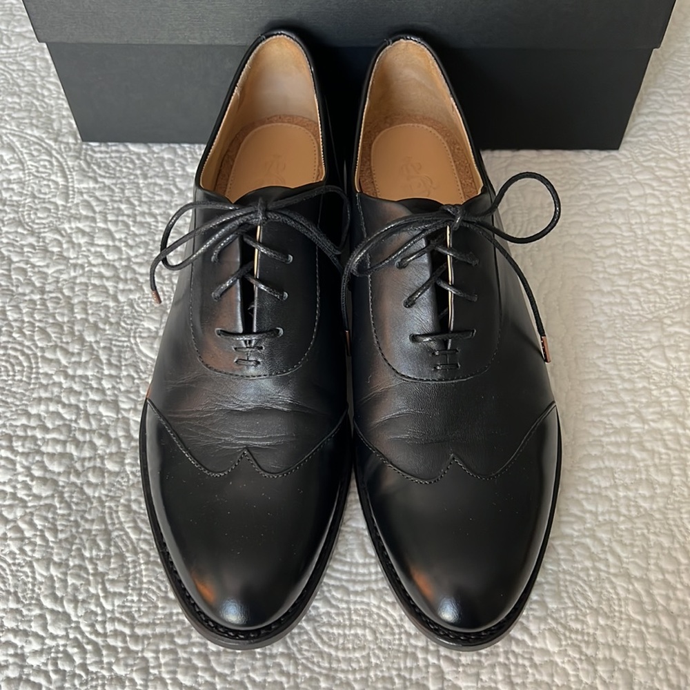 Angela Scott Mr. Evans Wingtip Black 38